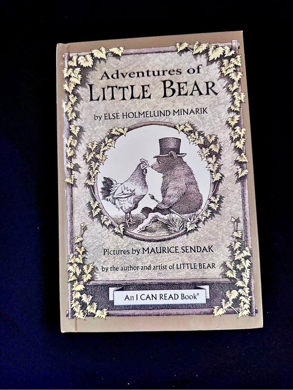 Vintage Adventures of Little Bear Children's Illustrated Book Brown & White